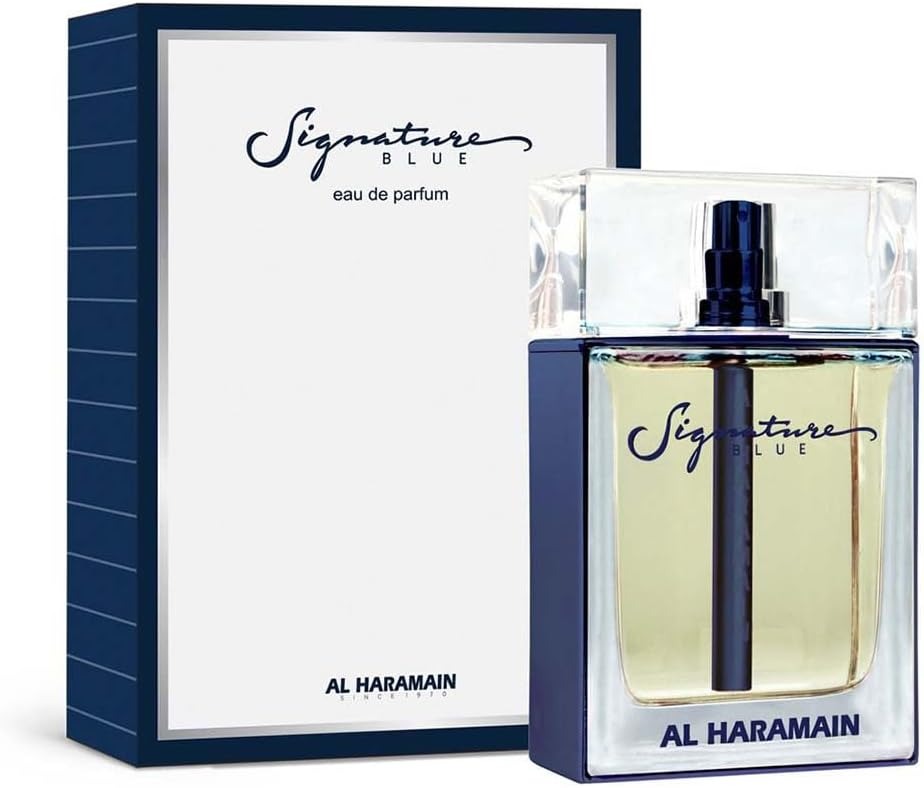 Al Haramain Signature Blue Eau De Parfum for Men – Long Lasting Arabian Cologne – 100ML