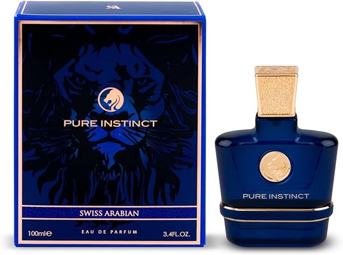 Pure Instinct by Swiss Arabian - Eau de Parfum for Men - Bold & Refreshing Masculine Fragrance - 100ml (3.4 FL OZ)