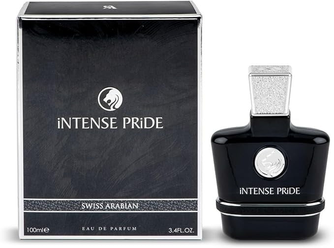 Intense Pride by Swiss Arabian - Eau de Parfum for Men - Luxury Long Lasting Masculine Fragrance - 100ml (3.4 FL OZ)